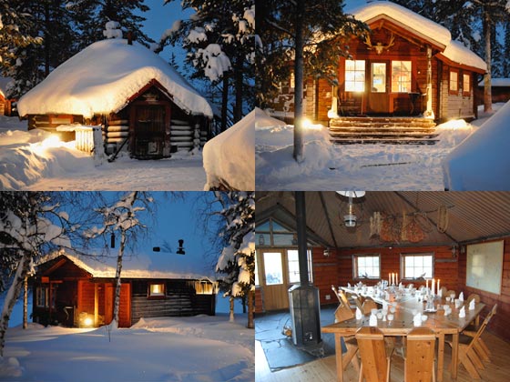 Accommodation at the wilderness camp