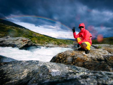 Hiking in Lapland from Riksgr&auml;nsen to Abisko