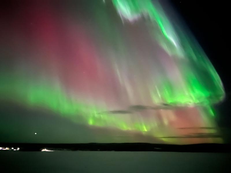 Northern Lights in Kiruna Lapland