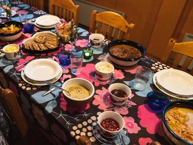 Food is very much a focus and highlight of the week | Photo: AKA