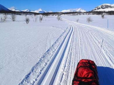 Skiing on prepared tracks | Photo: ET
