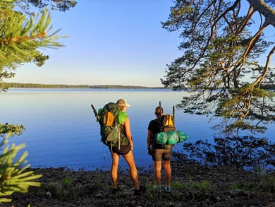 Bring a pack large enough to carry the raft, tent and everything you'll need! | Photo: ET