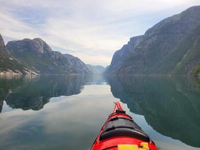 Self-guided Kayaking in Lysefjord | Photo: Liv Dower-Tylee