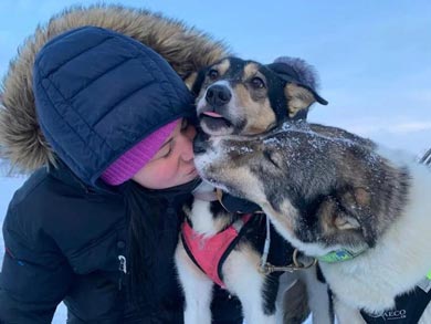 Husky kisses! | Photo: KST