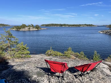 Camping chairs are included for Option 2 or available to add for Option 1 for extra luxury! | Photo: Jo O'Hara
