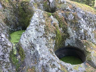Sinkholes at G&aring;l&ouml; | Photo: NT