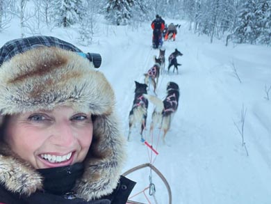 You'll be driving your own dogsled during the tour | Photo: Lara Leaper