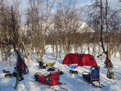 Winter camping during the tour | Photo: PK