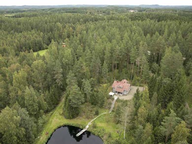 Cabin Vesa (aerial view) | Photo: TET