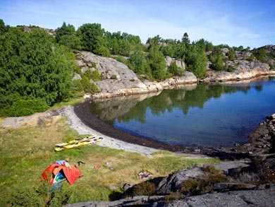 The tour offers the freedom to camp wild the archipelago | Photo: J. Hermanssson