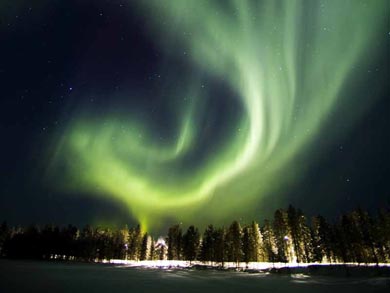 The Northern Lights put on a show | Photo: Markkus Sirkka