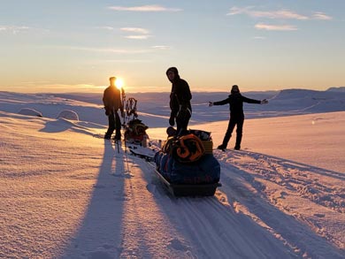 Backcountry Skiing and Winter Camping in Abisko | Photo: WH