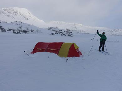 Backcountry Skiing and Winter Camping in Abisko | Photo: Clive Coffey