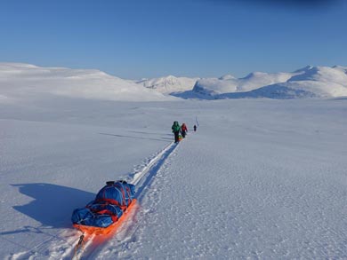 Backcountry Skiing and Winter Camping in Abisko | Photo: Clive Coffey