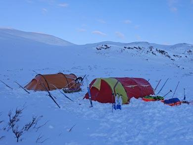Backcountry Skiing and Winter Camping in Abisko | Photo: Clive Coffey