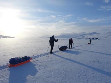 Backcountry Skiing and Winter Camping in Abisko | Photo: Clive Coffey
